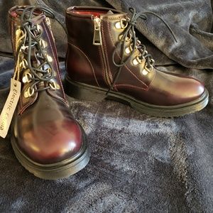 Perfect Electric Karma Burgundy Boots
